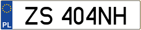 Truck License Plate